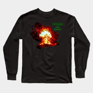 FATMAN PEST REMOVAL (Wasteland Red) Long Sleeve T-Shirt